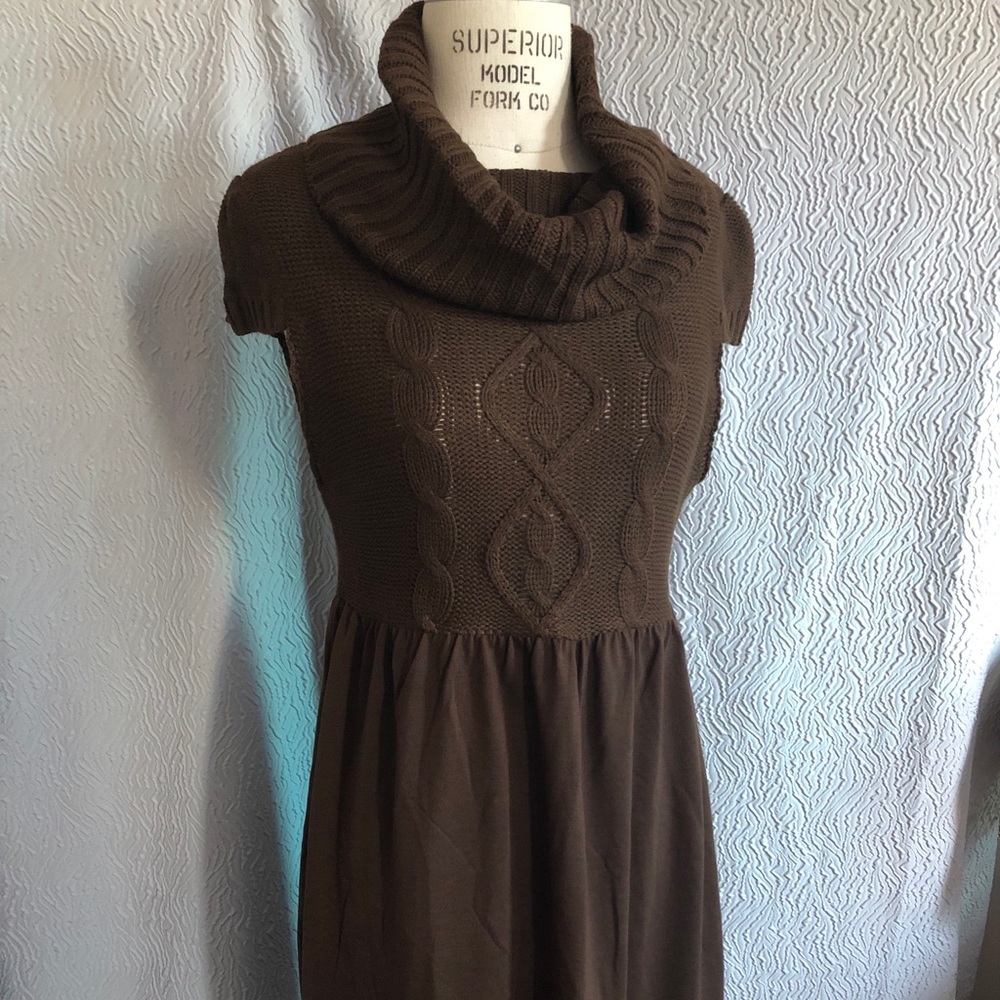 NWT no boundaries cap sleeve knit sweater dress